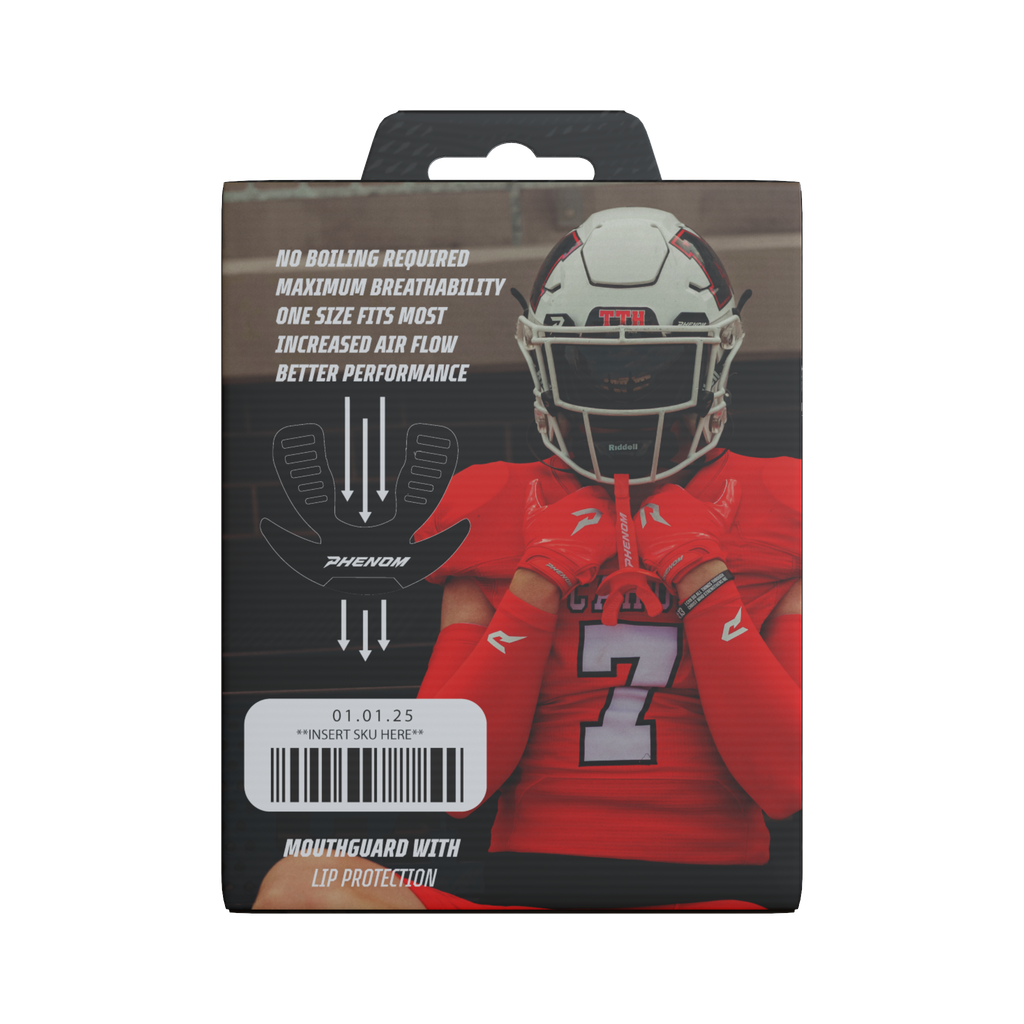 Phenom Elite Hexa-Flow 4.0 Football Mouthguard – Team Color Edition (Adult & Youth)