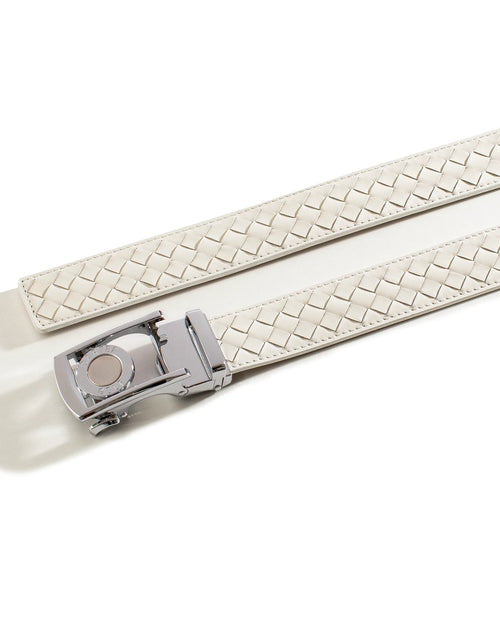 Dartee White Braid Golf Belt