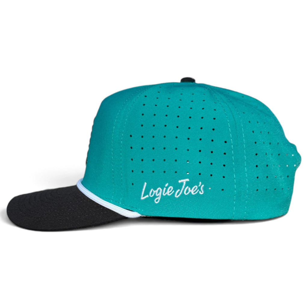 Mountain Moonrise Golf Hat | Snapback Cap | Built-in Magnetic Ball Marker Holder + Marker Included | Adjustable