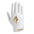 Phenom Elite Quantum Fierce Youth & Adult Padded Football Gloves - Gold Rush White