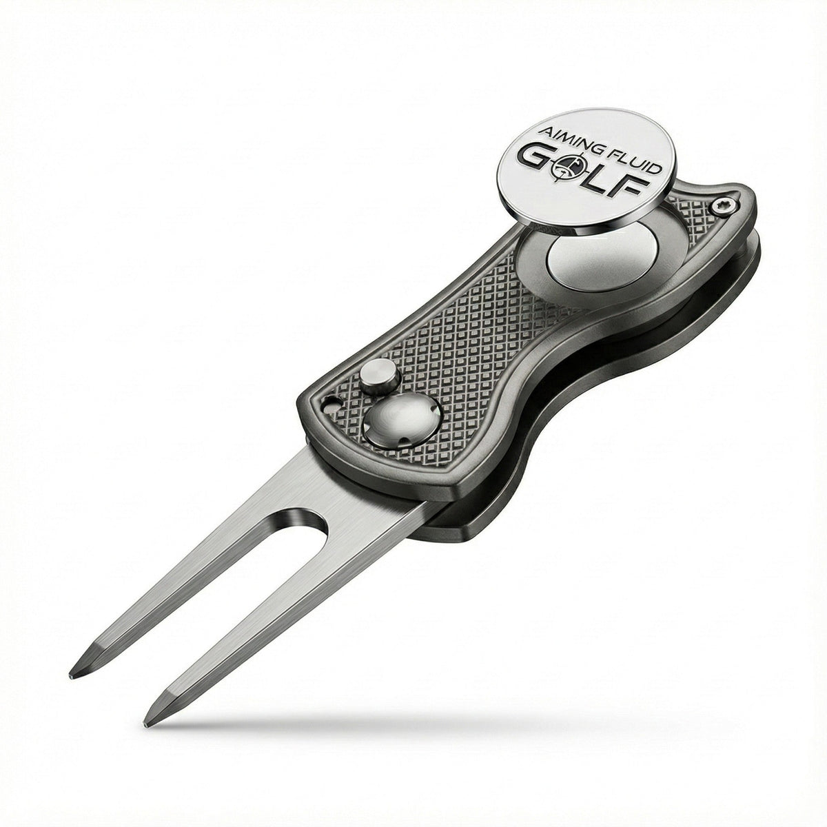 Foldable 5-in-1 Divot Tool with Magnetic Ball Marker