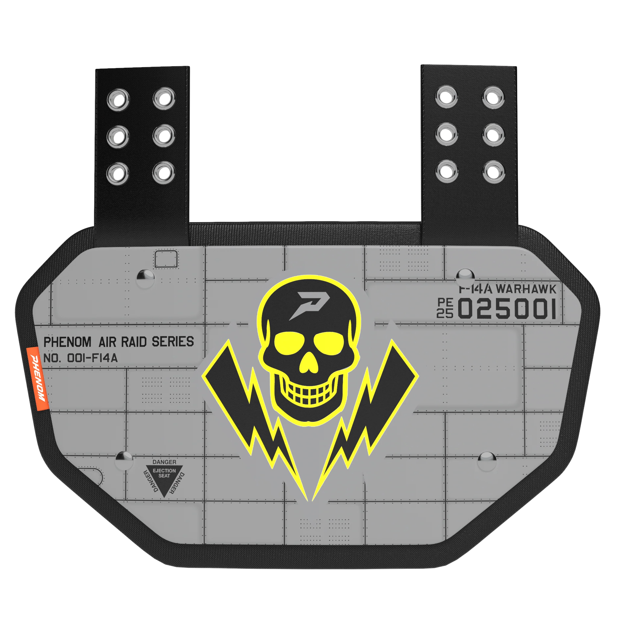 Phenom Elite Football Back Plate - Warhawk