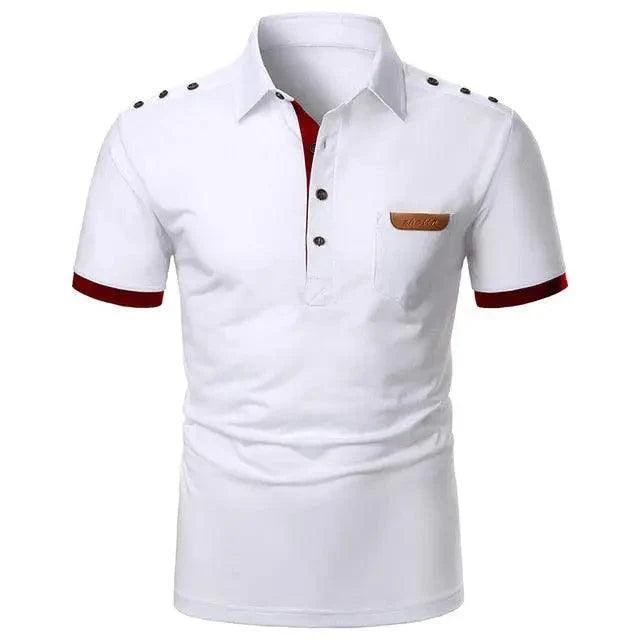 Men's Contrast Golf Polo
