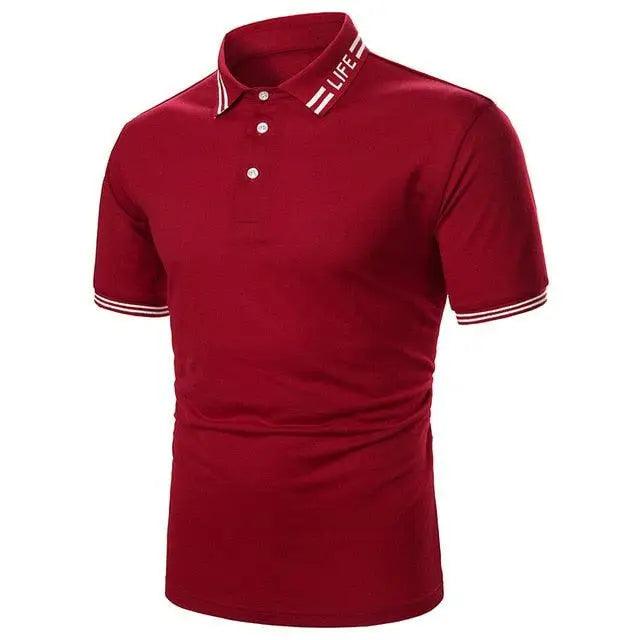 Men's Contrast Golf Polo