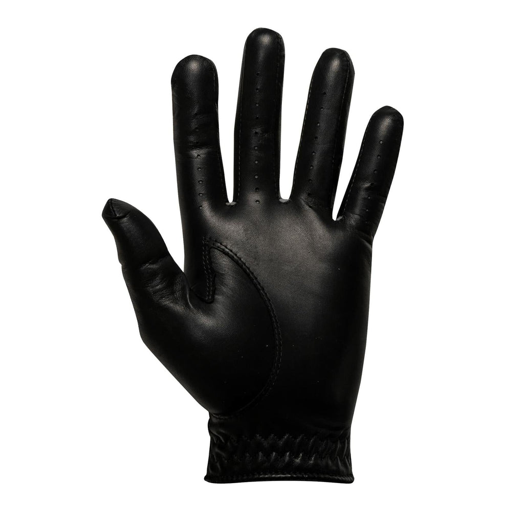 FootJoy Men's StaSof Golf Glove, Black, Small, Worn on Left Hand