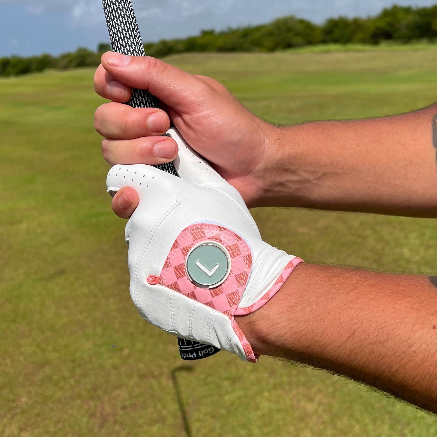 Soho Blush | Men's Pink Golf Glove